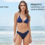Conjunto de biquíni cortininha