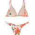 Biquíni Cortininha com Asa delta Levanta Bumbum Floral