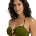 Top Bojo Aro Meia Taça com detalhe verde Top Bojo Aro Meia Taça com detalhe verde