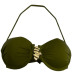 Top Bojo Aro Meia Taça com detalhe verde Top Bojo Aro Meia Taça com detalhe verde