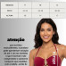 Top Bojo Aro Meia Taça com detalhe vermelho Top Bojo Aro Meia Taça com detalhe vermelho
