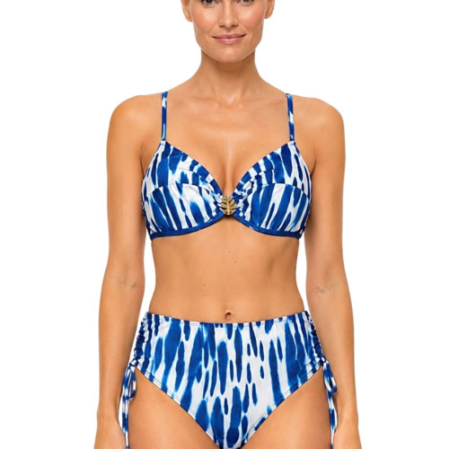 Conjunto de Biquíni top Lift e Calcinha Sunquíni Gota Azul
