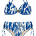 Conjunto de Biquíni top Lift e Calcinha Sunquíni Gota Azul