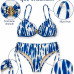 Conjunto de Biquíni top Lift e Calcinha Sunquíni Gota Azul