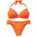 Conjunto Top Bojo Txai Calcinha Plus Size laranja Conjunto Top Bojo Txai Calcinha Plus Size laranja