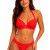 Conjunto Top Bojo Txai Calcinha Plus Size rosa Vermelho