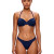 Conjunto top bojo aro calcinha asa delta levanta bumbum royal Marinho