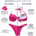 Conjunto top bojo aro calcinha asa delta levanta bumbum rosa Conjunto top bojo aro calcinha asa delta levanta bumbum rosa