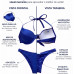 Conjunto top bojo aro calcinha asa delta levanta bumbum royal