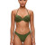 Conjunto top bojo aro calcinha asa delta levanta bumbum royal Verde