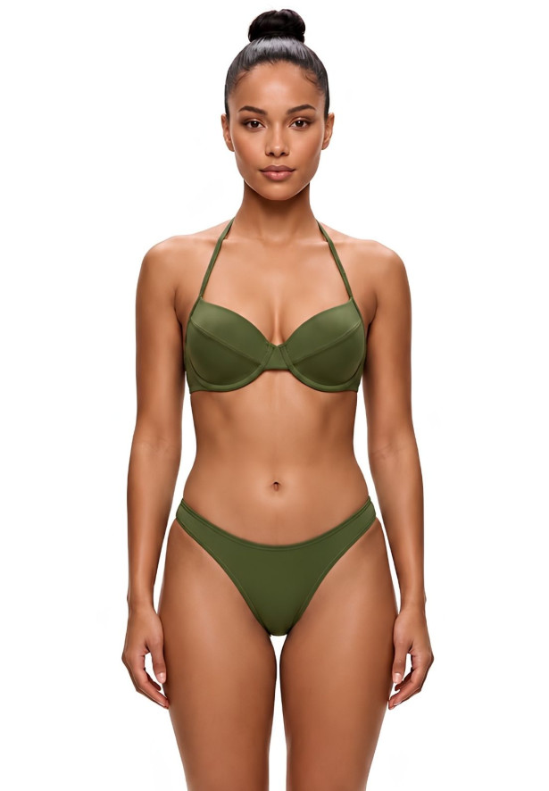Conjunto top bojo aro calcinha asa delta levanta bumbum verde Conjunto top bojo aro calcinha asa delta levanta bumbum verde