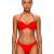 Conjunto top bojo aro calcinha asa delta levanta bumbum royal Vermelho