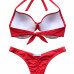 Conjunto top bojo aro calcinha asa delta levanta bumbum vermelho Conjunto top bojo aro calcinha asa delta levanta bumbum vermelho