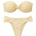 Top bojo Cruzado e Calcinha plus size amarelo Top bojo Cruzado e Calcinha plus size amarelo