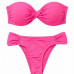 Top bojo Cruzado e Calcinha plus size rosa Top bojo Cruzado e Calcinha plus size rosa