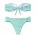 Top bojo Cruzado e Calcinha plus size verde menta Top bojo Cruzado e Calcinha plus size verde menta
