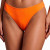 Calcinha biquíni larga amarelo Laranja