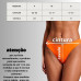 Calcinha biquíni larga laranja Calcinha biquíni larga laranja