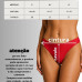 Calcinha biquíni larga vermelho Calcinha biquíni larga vermelho