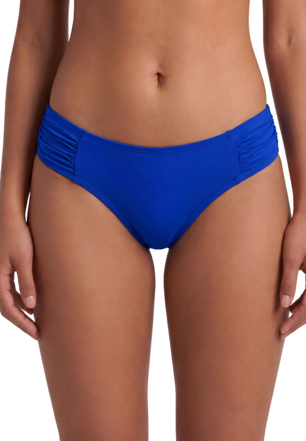 Calcinha biquíni plus size franzida royal Calcinha biquíni plus size franzida royal