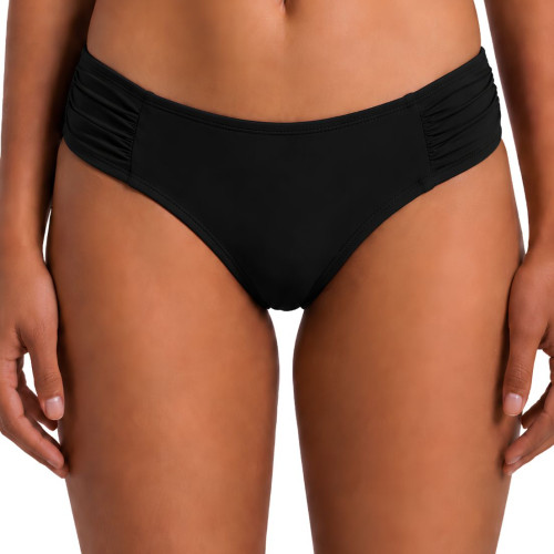Biquíni calcinha plus franzida preto