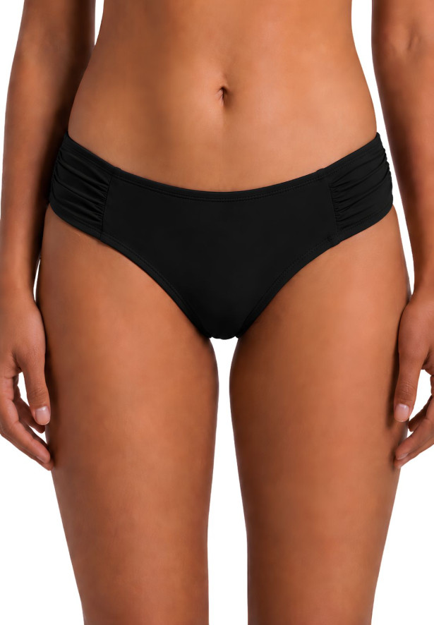 Biquíni calcinha plus franzida preto
