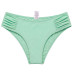 Calcinha biquíni plus size franzida verde menta Calcinha biquíni plus size franzida verde menta