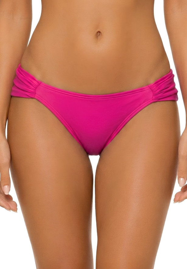 Biquíni calcinha quadrada rosa