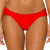 Biquíni calcinha quadrada azul royal Vermelho