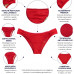 Biquíni calcinha quadrada vermelho