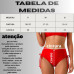 Calcinha sunquíni túnel vermelho