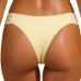 Biquíni calcinha plus size quadrada amarelo