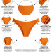 Biquíni calcinha plus size quadrada laranja