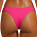 Biquíni calcinha plus size quadrada rosa