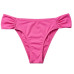 Biquíni calcinha plus size quadrada rosa