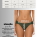 Biquíni calcinha plus size quadrada verde