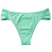 Biquíni calcinha plus size quadrada verde menta