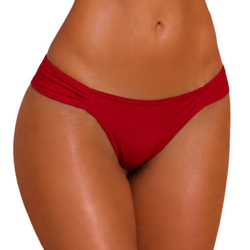Biquíni calcinha plus size quadrada vermelho