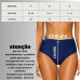 Calcinha biquíni hot pants azul marinho