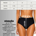 Calcinha biquíni hot pants preto Calcinha biquíni hot pants preto