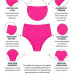 Calcinha biquíni hot pants rosa