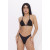 Conjunto de biquíni top cortininha e calcinha asa delta Preto