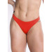 Conjunto de biquíni top babado calcinha asa delta ripple laranja