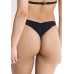 Conjunto de biquíni top fixo calcinha asa delta ripple preto