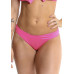 Conjunto de biquíni top babado calcinha asa delta ripple rosa