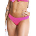 Conjunto de biquíni top babado calcinha asa delta ripple rosa