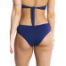 Conjunto de biquíni plus franzido azul marinho