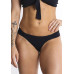 Conjunto de biquíni top bojo laço calcinha ripple preto