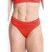Conjunto de biquíni plus franzido laranja