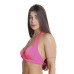 Conjunto de biquínis plus franzido rosa